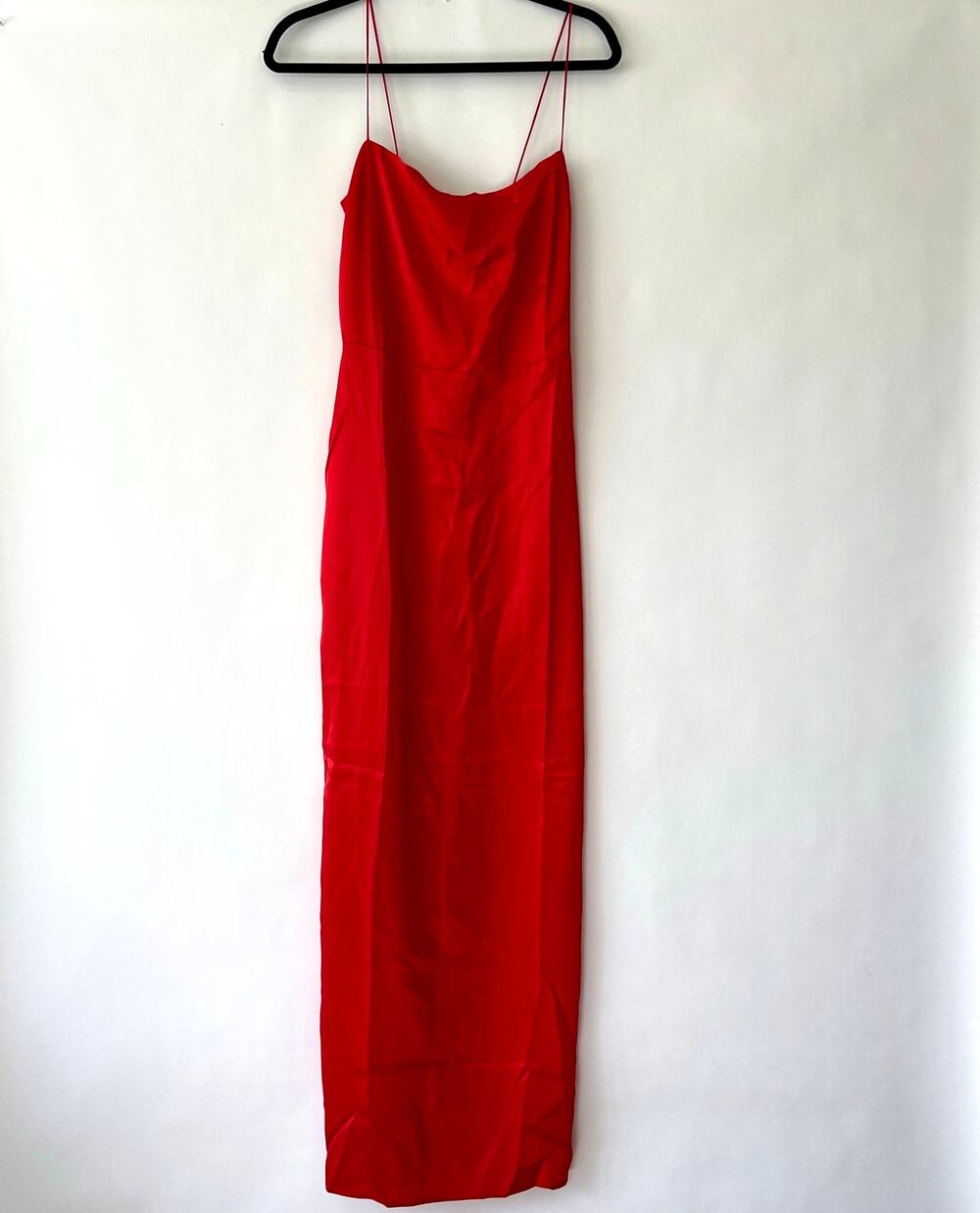 NEW NWT Reformation Frankie Silk Dress Tango Size 6